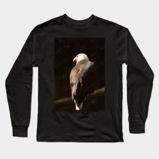 Fish Eagle Artwork Long Sleeve T-Shirt